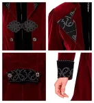 Burgundy Velvet Gothic