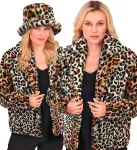 Animalier Leopard Plush Woman Jacket