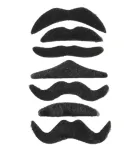 SET OF 7 MOUSTACHES