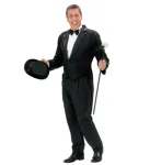 BLACK SEQUIN BOW TIE