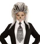 METALLIC SKULL TIE