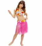 HULA SKIRT WITH FLOWER BELT