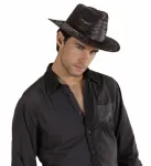 BLACK STRAW COWBOY HAT
