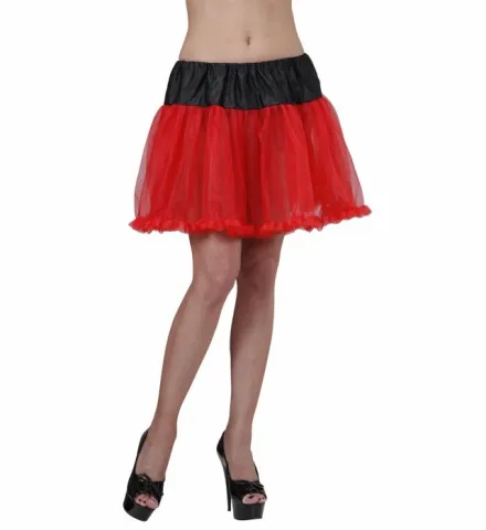 BLACK/RED PETTICOAT