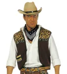COWBOY VEST WITH BANDANA