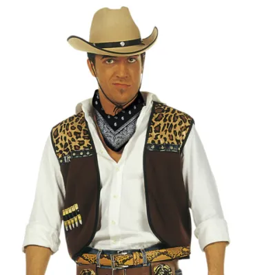 COWBOY VEST WITH BANDANA