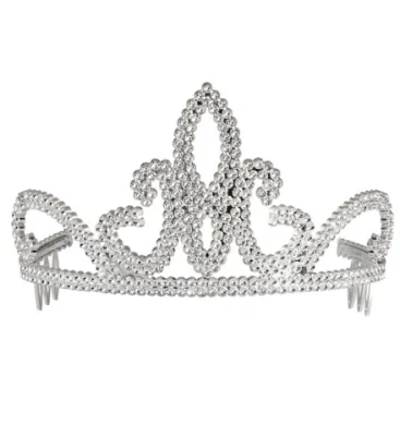 SILVER TIARA for Girls