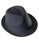 STRIPED GANGSTER HAT