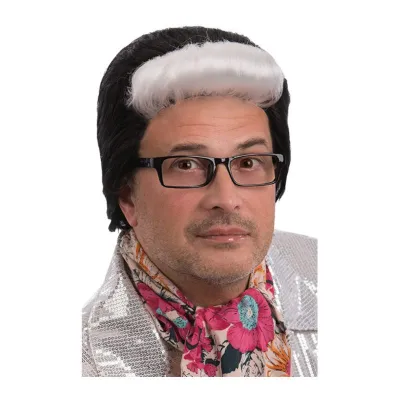 Black and white man wig