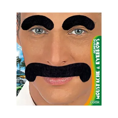Gentleman Moustache & Eyebrows
