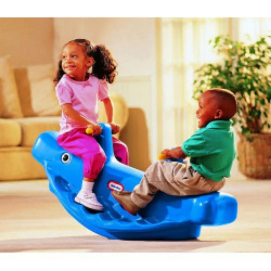 Little Tikes Whale Teeter Totter -Blue
