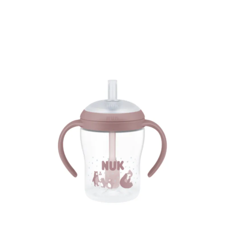 NUK Perfect Match Learner Straw Cups Red 150ml