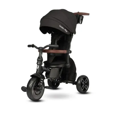 Qplay Comfo Max Ultra-Foldable Tricycle Black