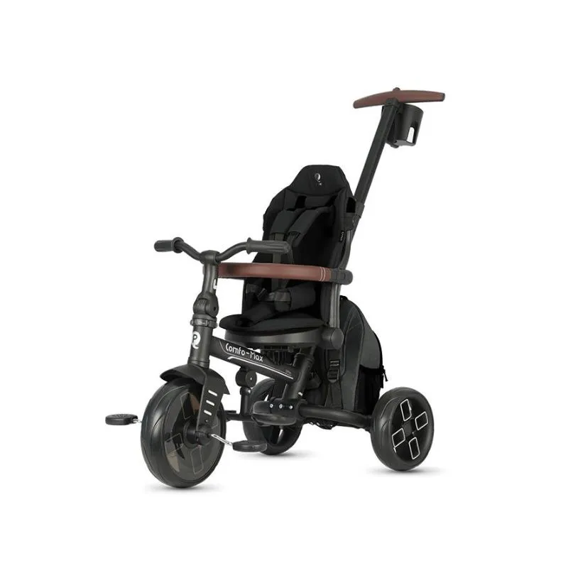 Qplay Comfo Max Ultra-Foldable Tricycle Black