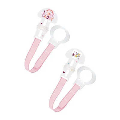 Mam Clip Set I Love Mummy / Daddy 0+m, 2 set