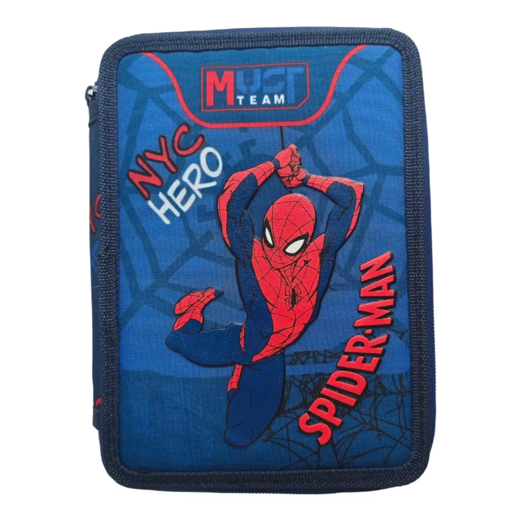 School Pencil Case Double Filled Spider – Man NYC Hero Must Team