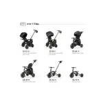 QPlay Tricycle 6 in 1 Nova Max - Alpine Green