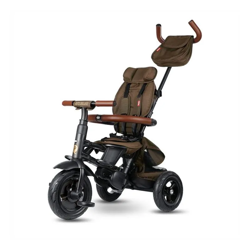 Qplay Rito Deluxe Folding Tricycle Brown