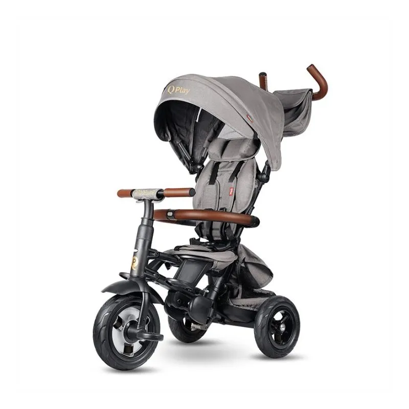Qplay Rito Deluxe Folding Tricycle Grey