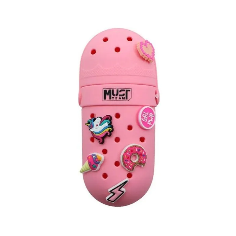 Silicone Case Upright 4 Designs Crocs Must Team , Pink