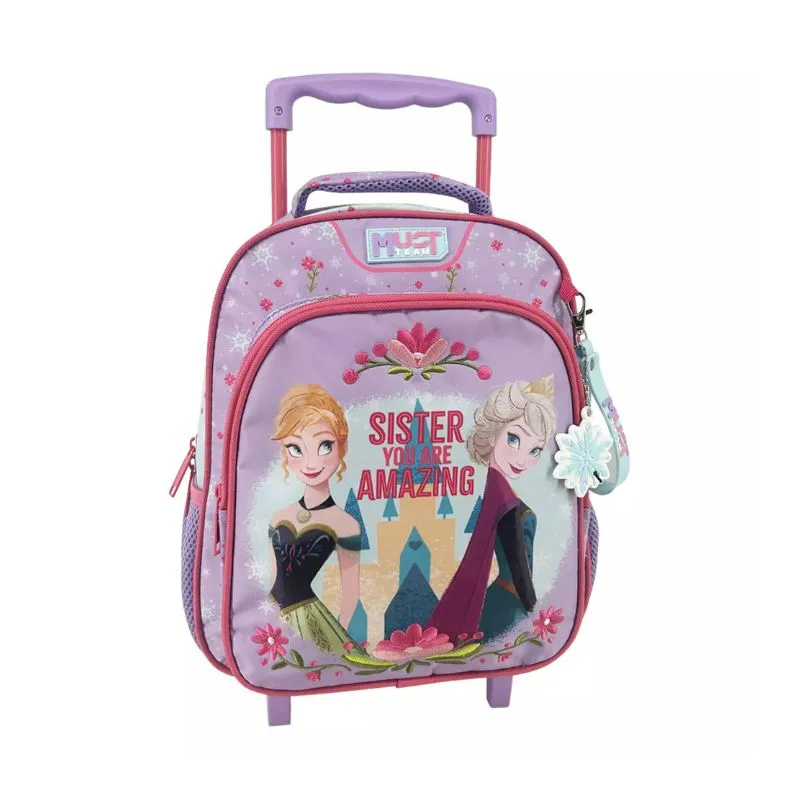 School Trolley Bag Kindergarten Disney Frozen Sister You Are Amazing Must Team