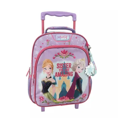 School Trolley Bag Kindergarten Disney Frozen Sister You Are Amazing Must Team