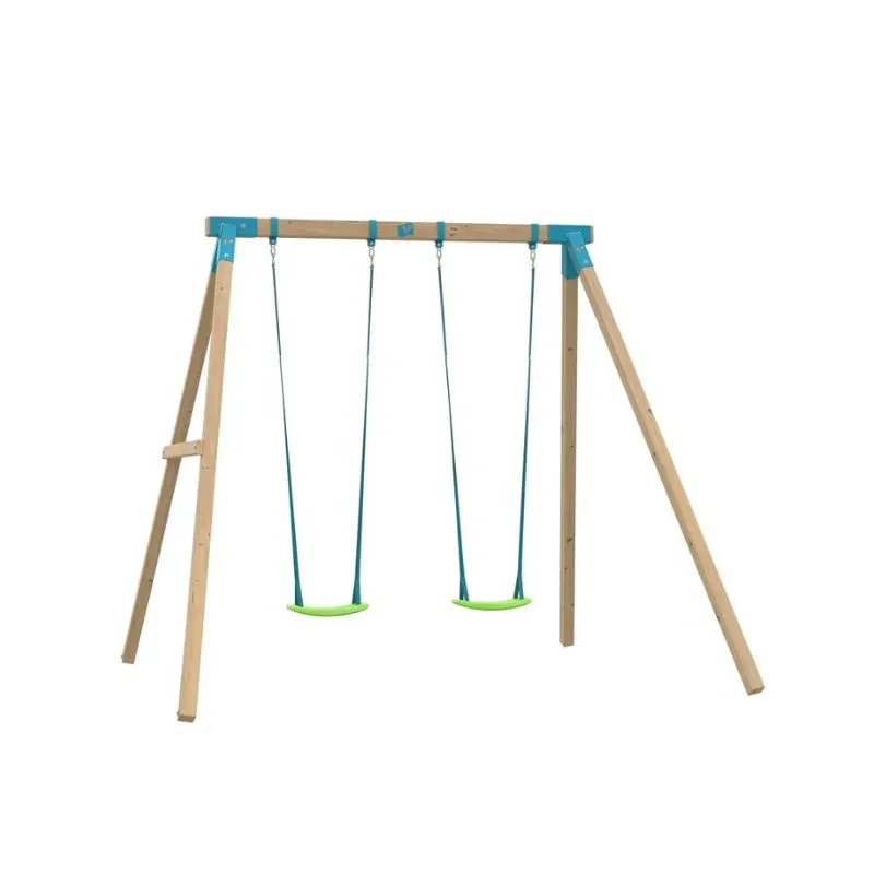 TP Acacia swing set with 2 swings - anchoring kit