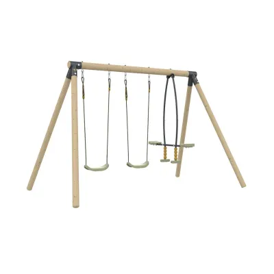 TP Anemone swing set with 2 face-to-face swings 190 cm high