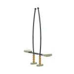 TP Anemone swing set with 2 face-to-face swings 190 cm high