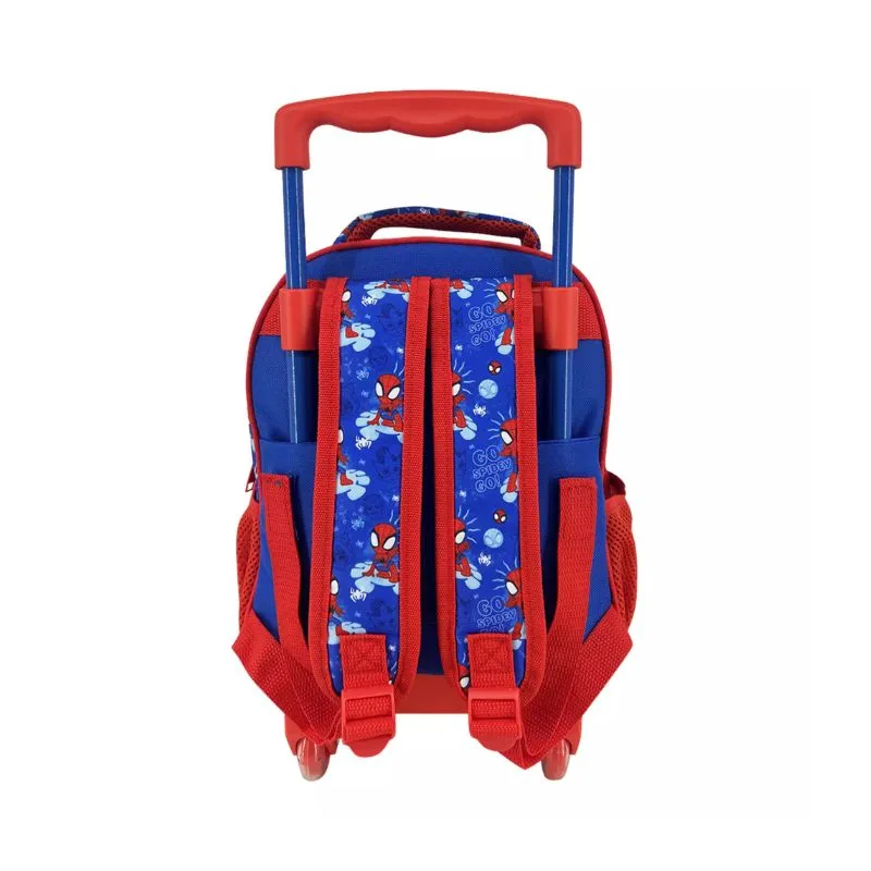 School Trolley Bag Kindergarten Spidey And His Amazing Friends Blue Must Team