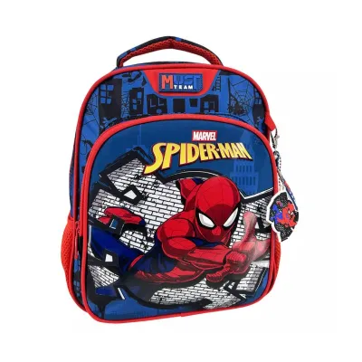 School Backpack Kindergarten Spider – Man Blue Must Team 2