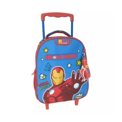 School Trolley Bag Kindergarten Avengers Iron Man Must Team