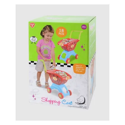 Playgo Shopping Cart 18Pieces
