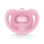 NUK Sensitive Silicone Pacifier pink 6-18m