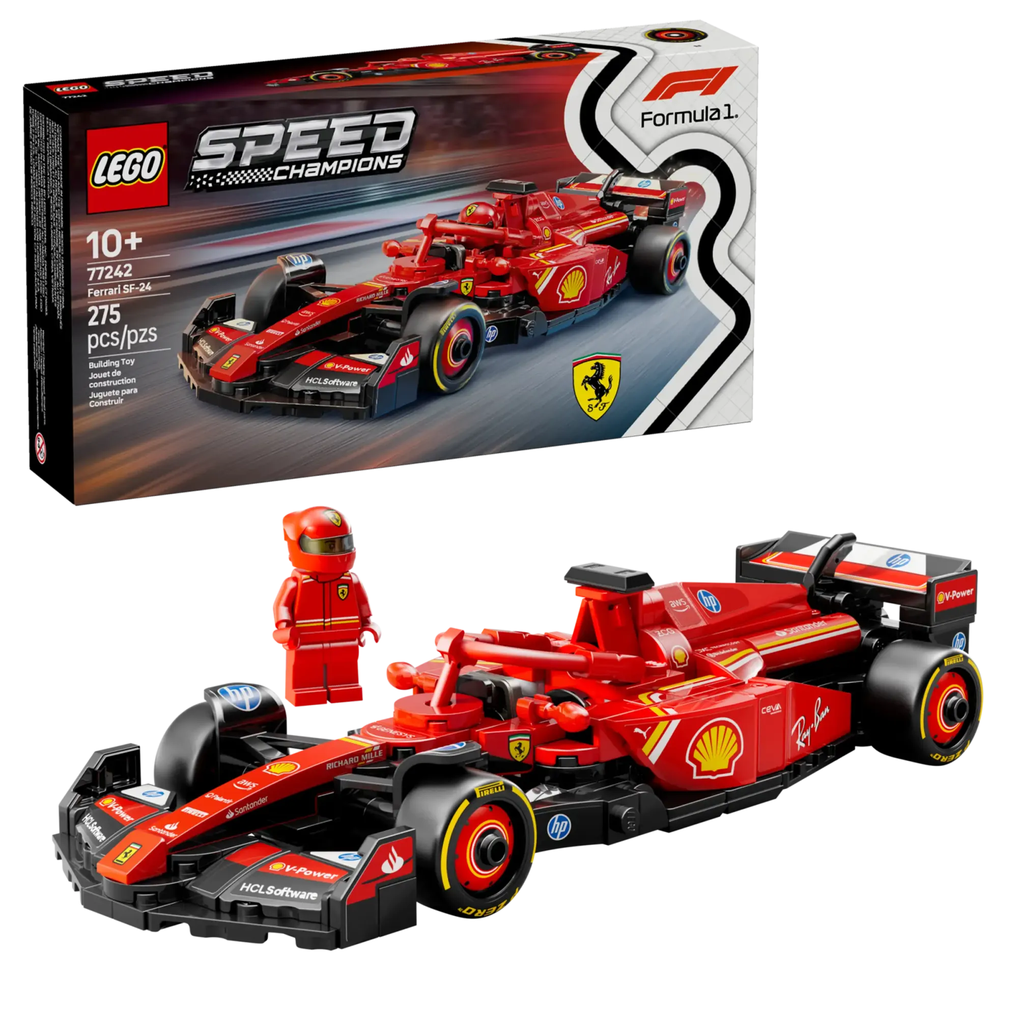 LEGO Speed Champions: Ferrari Sf-24 F1 Race Car (77242)