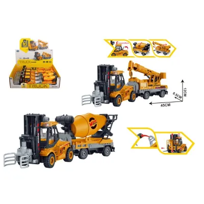 Infinity Toys 1:43 Friction power truck with light and sound  (2ASST.)