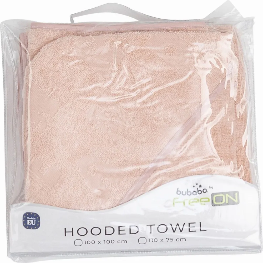 FreeOn Towel 100x100cm Orange Alphabet