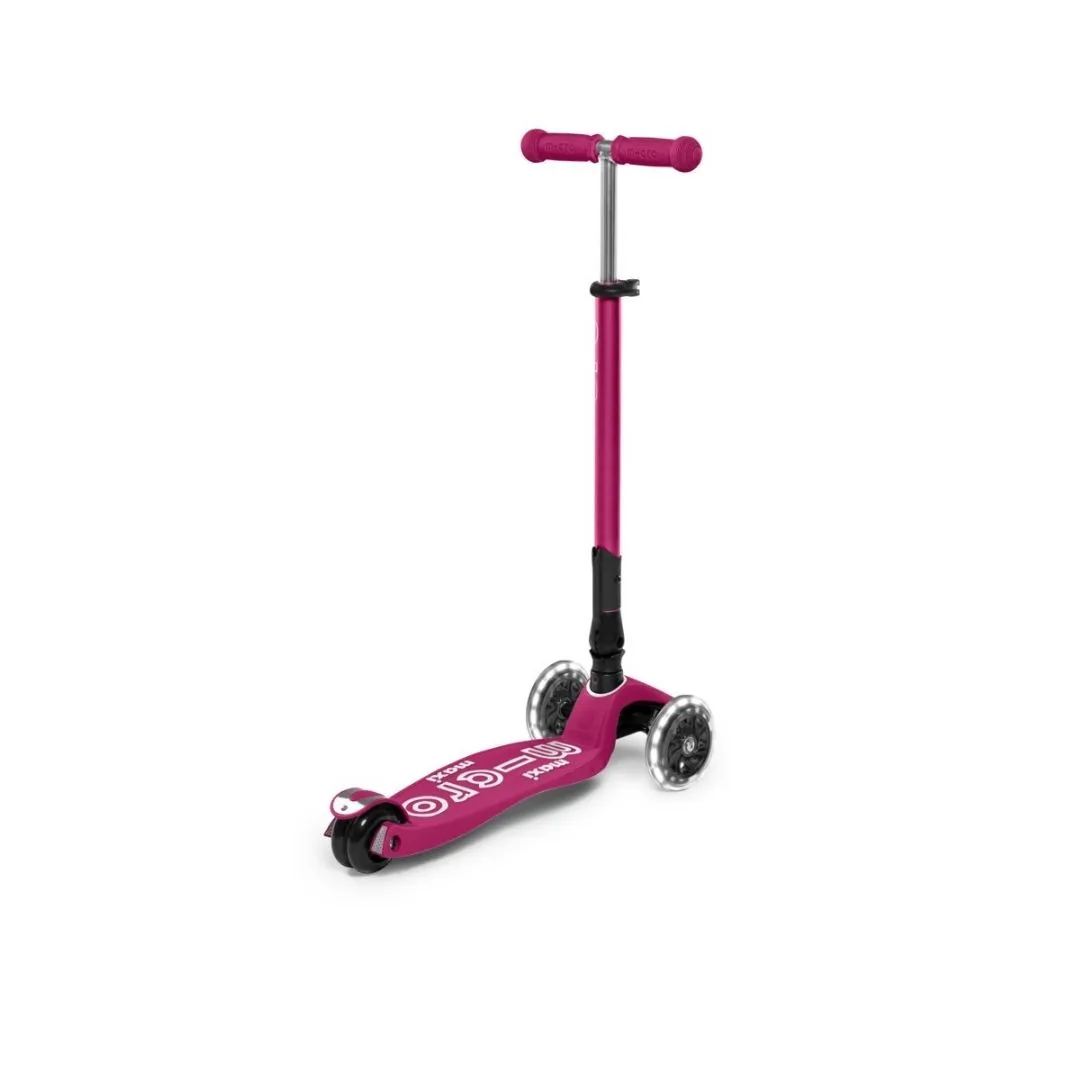 Maxi Micro Deluxe Berry Red FOLDABLE LED