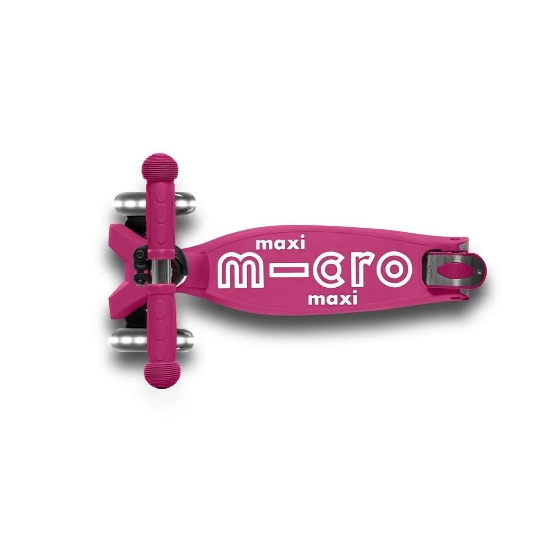 Maxi Micro Deluxe Berry Red FOLDABLE LED