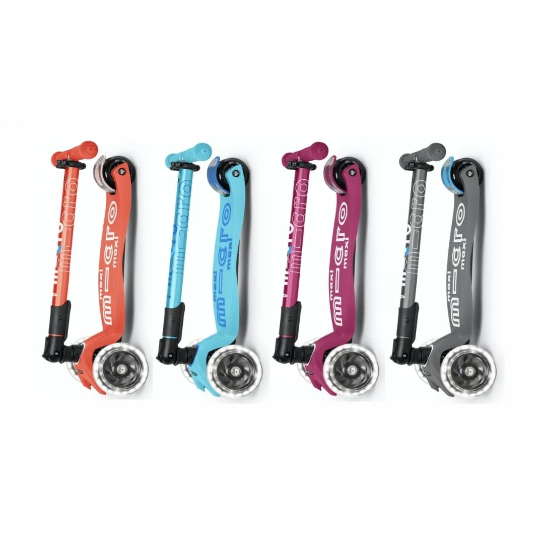 Maxi Micro Deluxe Berry Red FOLDABLE LED