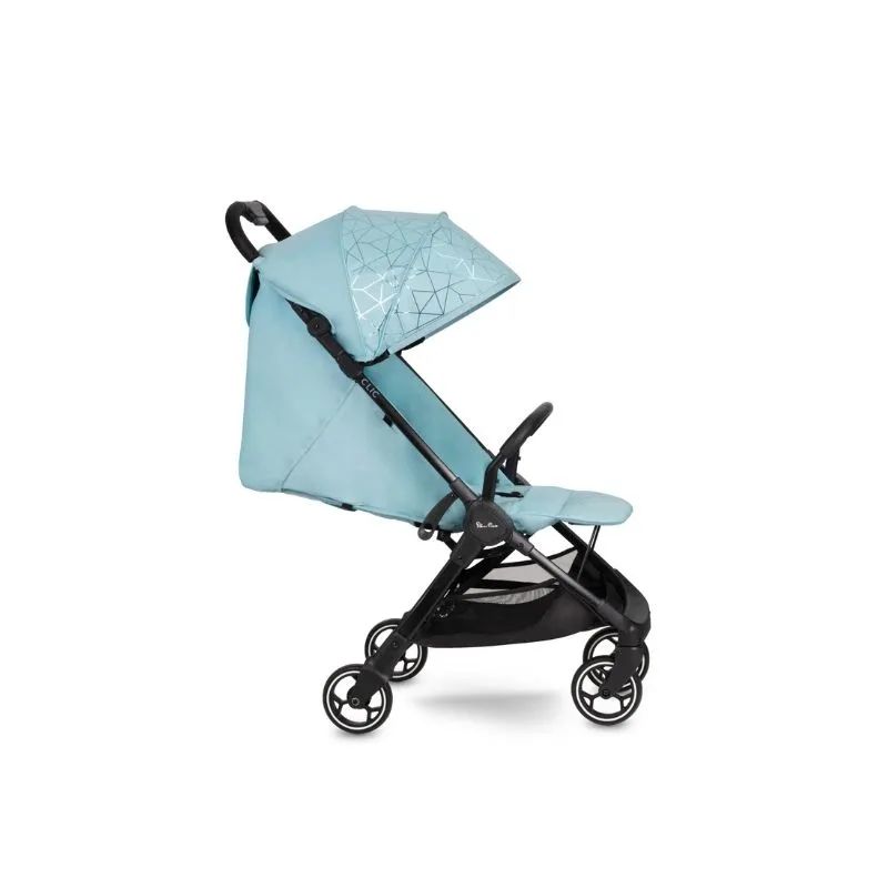Silver Cross Clic – Aquamarine