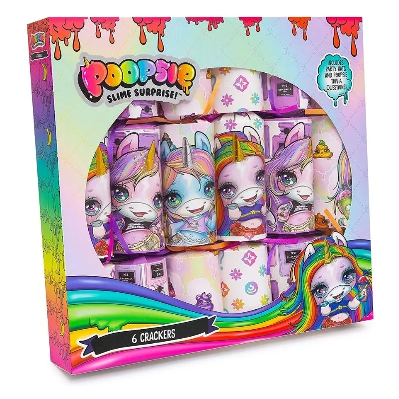 Poopsie Slime Surprise Crackers with 6 Scented Bath Balls