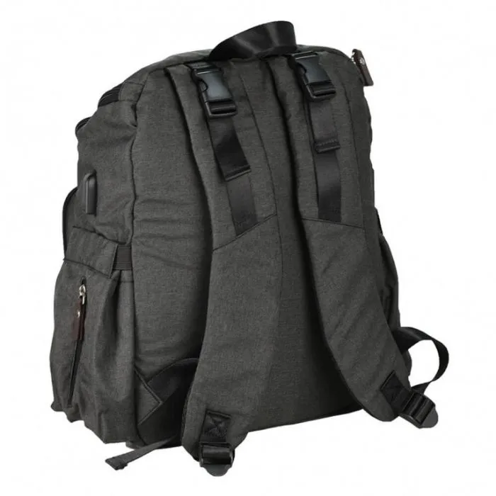 Bebe Stars Mama bag with USB Graphite