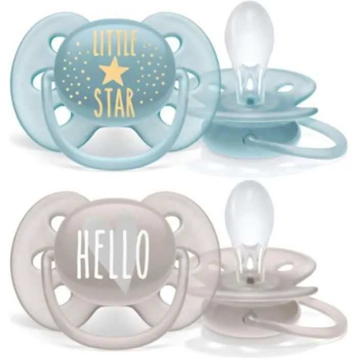 Philips AVENT Ultra Soft Pacifier (6-18m) Little Star