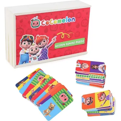 Cocomelon Wooden Domino Puzzle Set