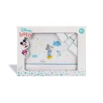 Inter baby 3pcs bed.crib cotton -  mickey W/BLUE