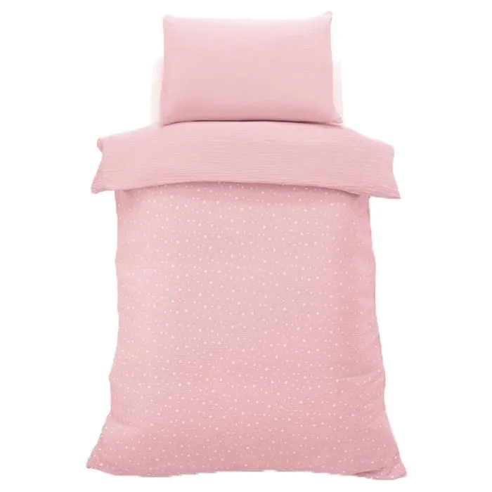 Italbaby Muslin baby bedding with stars Pink