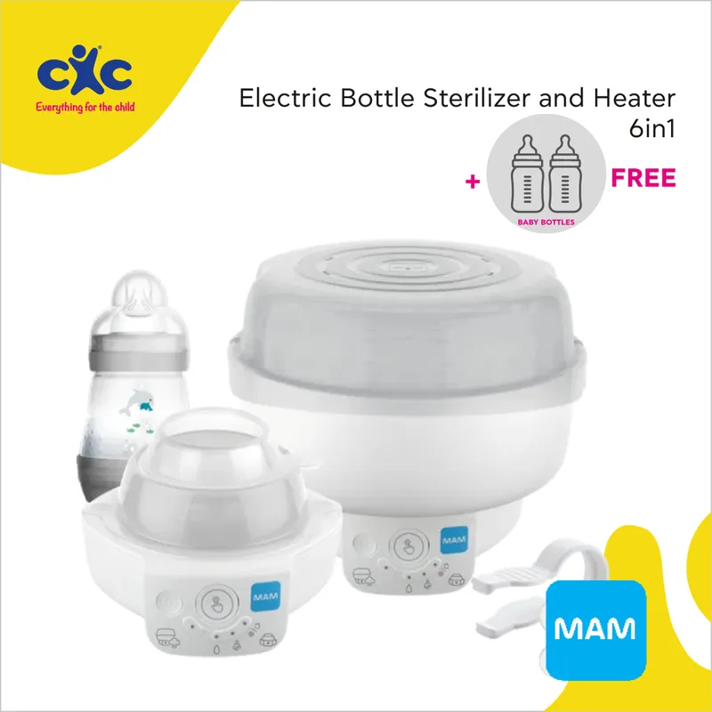 MAM - Electric Bottle Sterilizer and Heater (6 in 1)