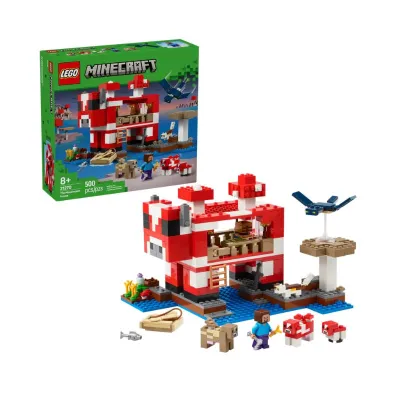 Lego Minecraft The Mooshroom House
