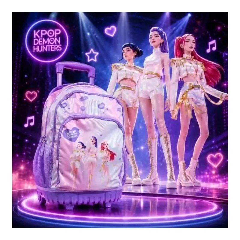 KPop Demon Hunters Trolley School Backpack
